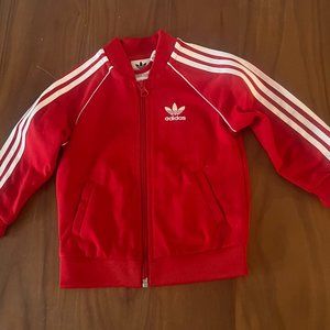 Red Adidas Tracksuit Jacket (9-12 mo)